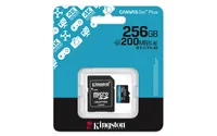 KINGSTON 256GB microSDXC Canvas Go Plus Gen4 200MB/s A2 U3 V30 Card + Adapter