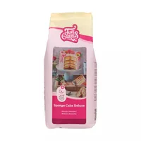 Funcakes Backmischung für Biscuit 500g - Nährwertangabe pro: 100 g - Energiegehalt (in kj): 1648 KJ - Energiegehalt (in kcal): 394 Kcal - Fett: 3.1 g - Produkttyp: Brownies - Davon gesättigte Fettsäuren: 2.7 g