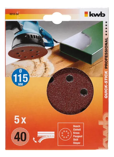 kwb 491804 sander accessory 5 pc(s) Sanding disc