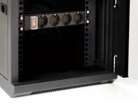 DeLOCK 10″ Network Cabinet with glass door 6U black