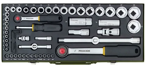 Proxxon 23 040 Socket wrench set 56 pc(s)