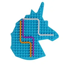 ROOST Fingerprint Maze 621905 Einhorn & Regenbogen 4 ass.