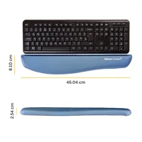 Fellowes Workplace Handgelenkauflage PlushTouch Blau - Eingabegeräte: Tastatur