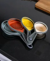 Esmée Messbecher 4er Set 1/4 dl bis 1 dl, Mehrfarbig - Produkttyp: Messbecher - Materialtyp: Kunststoff - Material: Silikon - Detailfarbe: Mehrfarbig - Set: Ja - Verpackungseinheit: 1 Stück