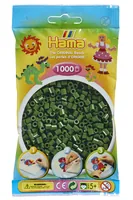 Hama Bügelperlen Midi Waldgrün, 1000 Stück - Produkttyp: Bügelperlen Medium - Detailfarbe: Grün - Set: Nein - Altersempfehlung ab: 5 Jahren