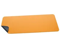 Sigel Schreibunterlage Einrollbar 80 x 30 cm, Gelb-grau - Kalender Schreibunterlage: Nein - Breite: 80 cm - Länge: 30 cm - Material: Lederimitat - Detailfarbe: Dunkelgrau - Gelb