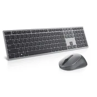 Dell Tastatur-Maus-Set KM7321W Multi-Device Wireless US-Layout - Maus Features: Umschaltbare DPI-Auflösung - Easy Switch - Scrollrad - Tastatur Typ: Standard - Business - Tastaturlayout: QWERTY (US-INT) - Tastatur Features: Hotkeys - Ziffernblock - Einste