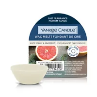 Yankee Candle Signature Duftwachsplättchen White Spruce & Grapefruit - Eigenschaften: Keine Eigenschaft - Höhe: 3 cm - Durchmesser: 7.3 cm - Typ: Duftwachsplättchen - Duft: Kiefer - Orange - Grapefruit - Verpackungseinheit: 1 Stück