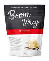 PowerFood Pulver One Boom Whey Vanille 1000 g - Produktionsland: Deutschland - Anwendungszweck: Kraft - Muskelaufbau - Einnahme: Nach Aktivität - Nachhaltigkeit: Nicht angegeben - Gewicht pro Einheit: 1000 g - Produkttyp: Protein-Pulver