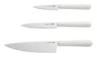 BergHOFF Messer-Set Leo Glints Spirit 3-teilig - Typ: Allzweckmesser - Kochmesser - Schälmesser - Klingenmaterial: Edelstahl - Griffmaterial: Edelstahl - Inklusive Messerblock: Nein - Set: Ja - Detailfarbe: Silber