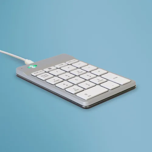 R-Go Tools RGOCONMWDWH tastierino numerico Computer portatile USB Bianco