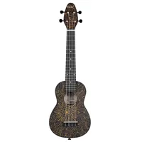 Ortega Guitars Keiki Ukulele Pack Soprano Size Super Scale Ukulele Agathis / ABS Orange Kaleidoscope - K2SS-OKC