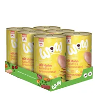 WOW.Pet WJ00400CH dogs moist food Nettle, Carrot, Chicken Junior 400 g