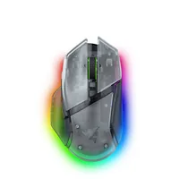 Razer Gaming-Maus Basilisk V3 Pro 35K - Bedienungsseite: Rechtshänder - Maus Features: Beleuchtung - Hyperschnelles Scrollen - Programmierbare Tasten - Qi Wireless Charging - RGB-Beleuchtung - Scrollrad - Umschaltbare DPI-Auflösung - Detailfarbe: Transpar