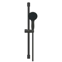 GROHE Duschsystem Vitalio Start 110 Mattschwarz - Schlauchlänge: 1.75 m - Material: Metall - Kunststoff - Detailfarbe: Schwarz - Anzahl Strahlarten: 2 - Ausführung: Ohne Mischer - Produktfamilie: Start
