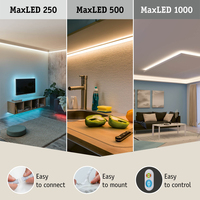 Paulmann MaxLED 500 LED Strip Full-Line COB 1.5 m - Lampensockel: LED fest verbaut - Aussenanwendung: Keine Angaben - Inklusive Netzteil: Ja - Dimmbar: dimmbar - Set: Ja - Länge: 1.5 m