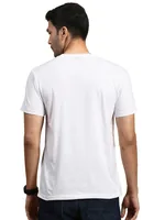 Switcher 4er-Pack Unisex T-Shirt Max Weiss, L - Farbe: Weiss - Detailfarbe: Weiss - Material: Polyester - Recycled Baumwolle - Nachhaltigkeit: OEKO-TEX® STANDARD 100 - Zielgruppe: Unisex - Altersgruppe: Erwachsene