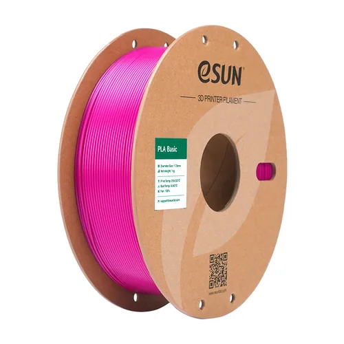 eSun Filament PLA Basic, Lila 1.75 mm 1 kg - Material: PLA (Polylactid Acid) - Detailfarbe: Violett - Gewicht: 1 kg - Durchmesser: 1.75 mm - Materialeigenschaften: Standard
