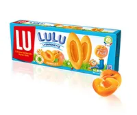 LU Guetzli Barquette Aprikosen 120 g - Produkttyp: Früchte - Nährwertangabe pro: 100 g - Energiegehalt (in kj): 1465.7 KJ - Energiegehalt (in kcal): 350 Kcal - Fett: 2.1 g - Gesättigte Fettsäuren: 0.6 g