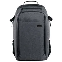 Dörr Fotorucksack Prag Pro Grau - Tragemöglichkeit: Brustgurt - Schulterriemen - Hüftgurt - Detailfarbe: Grau - Zusatzfächer: Ja - Gewicht: 2.2 kg - Rucksack Typ: Kamerarucksack - Ausstattung: Stosskantenschutz - Reissverschluss - Regenschutz - Zubehörfac
