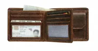 Maverick Portemonnaie Original 11.5 x 9.8 cm, Braun - Münzfach: Ja - RFID-Schutz: Ja - Farbe: Braun - Material: Leder - Verschluss: Ohne Verschluss