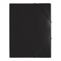 Pagna Gummibandmappe A4 PP Schwarz - Typ: Gummibandmappe - Ausstattung: Gummiband - Detailfarbe: Schwarz - Material: Polypropylen (PP)