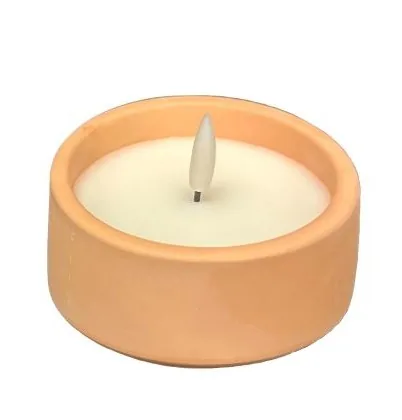 Dameco LED-Kerze Rosa - Betriebsart: Batteriebetrieb - Fernbedienung: Nein - Aussenanwendung: Ja - Höhe: 5.5 cm - Timerfunktion: Ja - Set: Ja