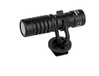 Dörr Mikrofon CV-01 - Bauweise: Blitzschuhmontage - Anwendungsbereich: Video - Wandlerprinzip: Keine Angabe - Richtcharakteristik: Niere - Schnittstellen: 3.5 mm Klinke - Set: Nein