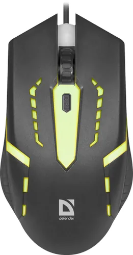 Defender FLASH MB-600L mouse Gaming Ambidextrous USB Type-A Optical 1200 DPI