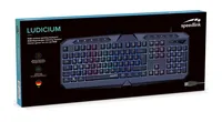 Speedlink LUDICIUM RGB Rainbow Gaming Keyboard, black DE