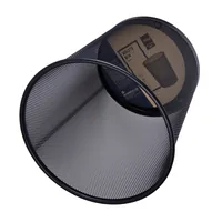 DELI Abfalleimer Mesh 12l schwarz
