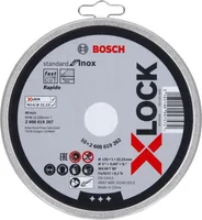 Bosch Professional Trennscheibe gerade X-LOCK Standard for Inox 125 x 1 - Zubehörtyp: Trennscheibe - Durchmesser: 125 mm - Für Material: Inox - Set: Nein