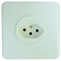 Mica UP-Steckdosen 1x T13 - Steckertyp Ausgang: T13 - Montage: Unterputz - Serie: Mica - E-Nr.: 7611007707910 - Beleuchtung: Unbeleuchtet - Steckdosenanzahl: 1
