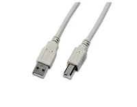Wirewin USB 2.0-Kabel USB A - USB B 1.5 m - Kabeltyp: Anschlusskabel - Detailfarbe: Grau - USB Standard: 2.0 (480 Mbps) - Länge: 1.5 m - USB Anschluss 2 (Endgerät): USB B - Geschlecht Anschluss 2 (Endgerät): Male (Stecker)
