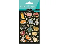 Clairefontaine Motivsticker Phospho Katzen - Motiv: Katze
