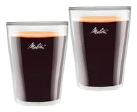 Melitta Kaffeebecher Lungo 200 ml, 2 Stück, Transparent - Material: Borosilikatglas - Tassen Typ: Kaffeebecher - Ausstattung: Keine weitere Ausstattung - Detailfarbe: Transparent - Volumen: 200 ml