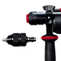 Einhell Bohrhammer TE-RH 28/1 5F - Produktkategorie: Bohrhammer - Werkzeugaufnahme: SDS-plus - Meisselfunktion: Ja - Akkusystem: Netzbetrieb (kein Akku) - Schlagstärke (J): 3 J. - Max. Bohrdurchmesser Beton: 28 mm