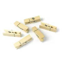 TRENDFORM Magnete WOODY KLIP TF2930 6er Set, naturholz