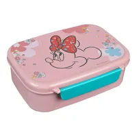 Scooli Lunchbox Disney Minnie Mouse Hellrosa - Materialtyp: Kunststoff - Unterteilungsmöglichkeit: Ja - Material: Kunststoff - Detailfarbe: Hellrosa - Set: Nein - Motiv: Minnie Mouse