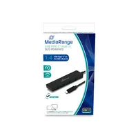 MediaRange MRCS508 interface hub USB 3.2 Gen 1 (3.1 Gen 1) Type-C 5000 Mbit/s Black