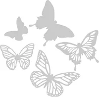 Sizzix Stanzschablone Schmetterlinge ,  Blatt - Motiv: Schmetterling - Produkttyp: Stanzschablone - Betriebsart: Manuell