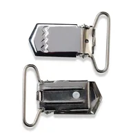 Prym Clips für Hosenträger 18 mm, Silber - Verpackungseinheit: 2 Stück - Detailfarbe: Silber - Produkttyp: Clips