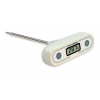 TFA Dostmann Thermometer Digital, T-Form, Weiss - Detailfarbe: Weiss - Anwendungsbereich: Temperaturmessung - Typ: Thermometer