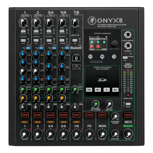 Mackie Onyx 8 - Analog Mixer with USB