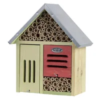Esschert Design Insektenhotel L - Tierart: Insekten - Produkttyp: Insektenhotel - Gartentier: Marienkäfer - Ohrwurm - Florfliege - Wildbiene