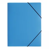 Pagna Gummibandmappe A4 PP Hellblau - Typ: Gummibandmappe - Ausstattung: Gummiband - Detailfarbe: Hellblau - Material: Polypropylen (PP)