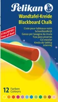 Pelikan Wandtafelkreide 745/12, 12-teilig, Mehrfarbig - Anwender: Kinder - Schule - Set: Ja - Detailfarbe: Mehrfarbig - Eigenschaft-Stift: Auswaschbar - Farbstifte & Wachsmalstifte-Art: Wandtafelkreide