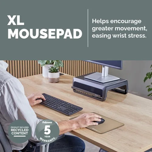 Fellowes Breyta XL Mauspad sand