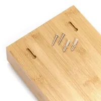 Zeller Present Schlüsselkasten Bamboo Braun - Produkttyp: Schlüsselschrank - Widerstandsfähigkeit: Staubgeschützt - Detailfarbe: Braun