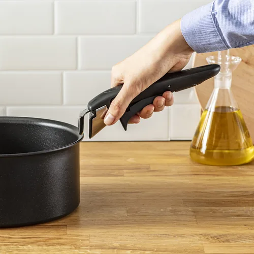 Tefal Pfannen und Topfgriff Premium Schwarz - Material: Bakelit - Detailfarbe: Schwarz - Zubehörtyp: Pfannen und Topfgriff